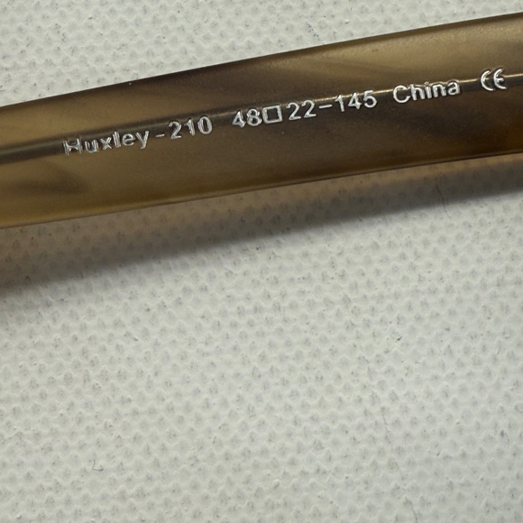 Warby Parker Eyeglasses Frame Huxley 210 48 22 145 Whiskey Tortoise Matte Brown - Picture 6 of 7